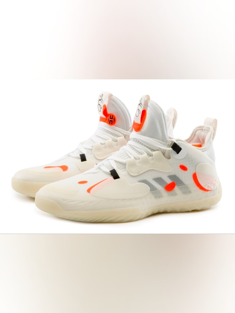Adidas Harden Vol. 5 Futurenatural Tokyo Men's Cloud White/solar Red Size 10.5
